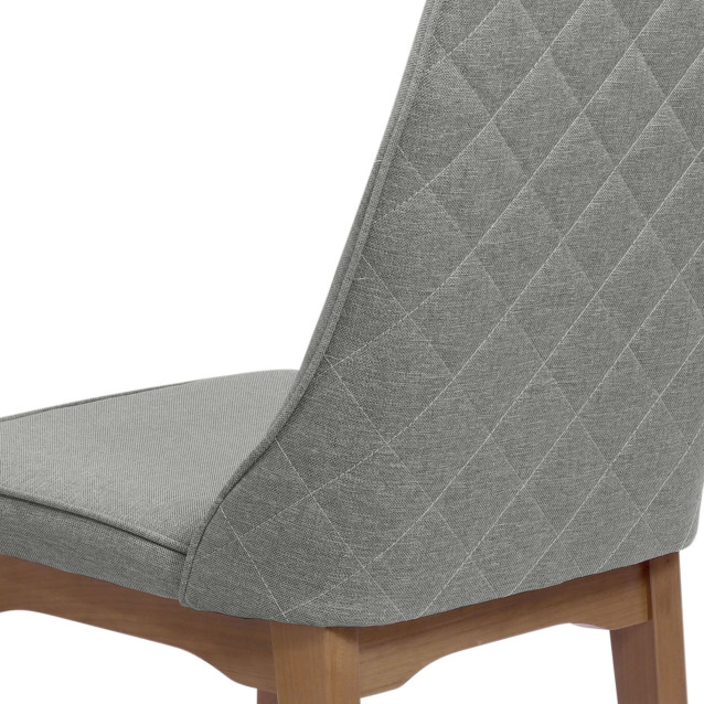 Cadeiras Elsie Matelasse Natural com Linked 35, Kit com 02 Unidades - Móveis Província 