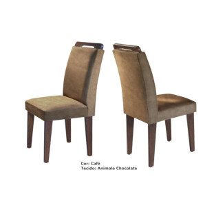 Cadeira Para Mesa De Jantar Athenas MDF Kit C/2 Móveis Rufato
